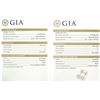 Image 5 : GIA Certified 2.11ctw Diamond Stud Earrings - 14K White Gold