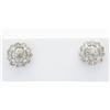 Image 4 : 1.19ctw Diamond Earrings - 14KT White Gold