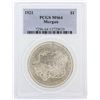 Image 1 : 1921 PCGS MS64 Morgan Silver Dollar