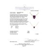 Image 3 : 17.75ct Amethyst and Diamond Necklace - 14KT Yellow Gold