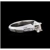 Image 1 : 0.75ctw Diamond Ring - Platinum