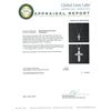 Image 3 : 1.17ctw Diamond Cross Pendant With Chain - 14KT White Gold