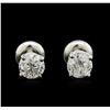Image 1 : 1.43ctw Diamond Stud Earrings - 14KT White Gold