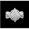 Image 2 : 1.00ctw Diamond Ring - 14KT White Gold