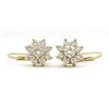 Image 4 : 0.78ctw Diamond Earrings - 14KT Yellow  Gold