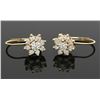 Image 6 : 0.78ctw Diamond Earrings - 14KT Yellow  Gold