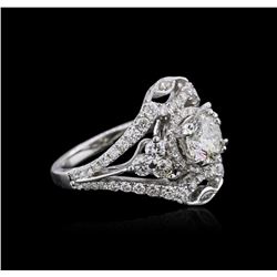 18KT White Gold 2.37ctw Diamond Ring