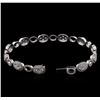 Image 3 : 5.23ctw Diamond Bracelet - 18KT White Gold
