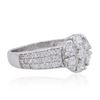 Image 2 : 14KT White Gold 1.32ctw Diamond Ring