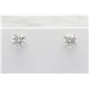Image 5 : 1.31ctw Diamond Stud Earrings - 14KT  White Gold
