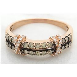 0.48ctw Diamond Ring - 14KT  Rose Gold
