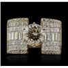 Image 2 : 18KT Yellow Gold 5.61ctw Diamond Ring