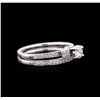 Image 1 : 0.55ctw Diamond Wedding Ring Set - 14KT White Gold