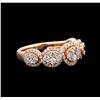 Image 1 : 1.61ctw Diamond Ring - 18KT Rose Gold
