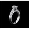 Image 3 : Platinum 1.64ctw Diamond Ring