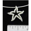 Image 3 : 1.02ctw Diamond Necklace and Earrings Set - 14KT White Gold