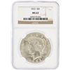 Image 1 : 1923 NGC MS63 Peace Silver Dollar