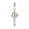 Image 1 : Bulova 14KT and 10KT White Gold 0.22ctw Diamond Ladies Watch