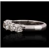 Image 1 : 14KT White Gold 1.17ctw Diamond  Ring