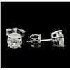 Image 2 : 1.31ctw Diamond Stud Earrings - 14KT White Gold