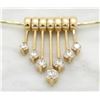 Image 3 : 0.90ctw Diamond Necklace - 14KT Yellow Gold