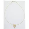 Image 7 : 0.90ctw Diamond Necklace - 14KT Yellow Gold