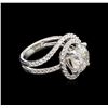 Image 1 : 5.03ctw Diamond Ring - 18KT White Gold