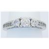 Image 3 : 1.00ctw Diamond Ring - 14KT White Gold
