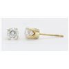 Image 5 : 0.73ctw Diamond Stud Earrings - 14KT Yellow Gold