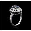 Image 3 : 14KT White Gold 2.56ct Tanzanite and Diamond Ring