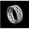 Image 1 : 1.00ctw Diamond Ring - 18KT White Gold