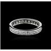 Image 2 : 14KT White Gold 0.70ctw Diamond Ring