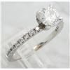 Image 6 : 1.14ctw Diamond Ring - 14KT  White Gold