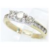 Image 3 : 1.00ctw Diamond Ring - 10KT Yellow Gold