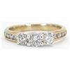 Image 4 : 1.00ctw Diamond Ring - 10KT Yellow Gold