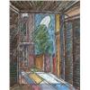 PEPIN, Jean Paul, 1897-1983.  "Vieux Montréal".  Huile sur panneau, signée.  Signée, titrée et da...