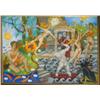 Image 1 : SZABLOWSKI, Julie Anne Richard, 1932-    .  "Orpheus in the Underworld".  Huile sur toile, signée...