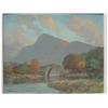 Image 1 : O'CONNOR, Sean.  "Brickeen Bridge, Killarney".  Huile sur panneau, signée....