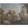 Image 1 : WHAITE, James, (Act., 1881-1916).  "Cattle watering in a Stream".  Aquarelle, signée.  École angl...