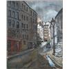 Image 1 : FRANCK, Albert Jacques, A.R.C.A., 1899-1973.  "Near Les Halles, Paris".  Aquarelle, signée et dat...