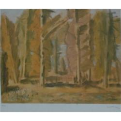COSGROVE, Stanley Morel, R.C.A., 1911-2002.  "Paysage d'Automne".  Lithographie, signée, datée "9...