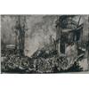 Image 1 : BRANGWYN, Sir Frank William, 1867-1956.  "British Troops pausing during Battle".  Lithographie, s...