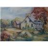 Image 1 : LEBEL, Maurice, 1898-1963.  "La Vieille Ferme".  Aquarelle, signée, datée 1950 et dedicacée "À mo...