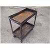Image 3 : Steel Shop Rolling Cart, 30" x 15" x 32"
