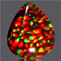 Stunning Full Fire Natural Black Opal 6.56 carats