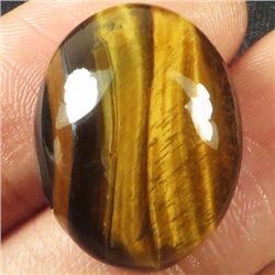 Natural African Tigereye Gemstone 25.74 Carats