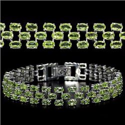 Stunning Natural Green Peridot Bracelet