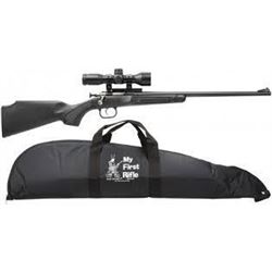 *NEW* Crickett 240BSC Single Shot 22LR w/ Scope/Case Bolt 16.1" 1 Syn Black Stk Blued 611613112402