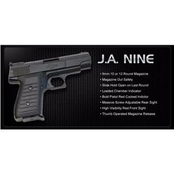 *NEW* MODEL JA NINE PISTOL SATIN BLACK FINISH (SB/SB) 799111