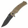 Image 1 : *NEW* COMBATIVE EDGE, M1 Assist, Tan Aluminum Handle, Black Plain Blade 856537004659
